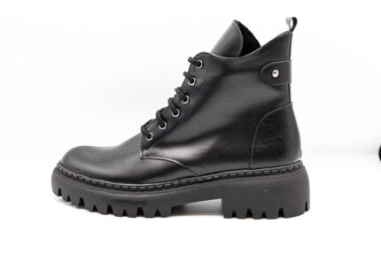 Ghete femei, piele naturala, NIK809NEGRU Femei